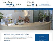 Tablet Screenshot of keynshamhearing.co.uk